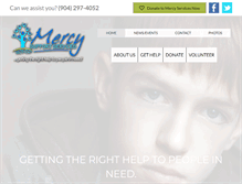 Tablet Screenshot of mercysupportservices.org